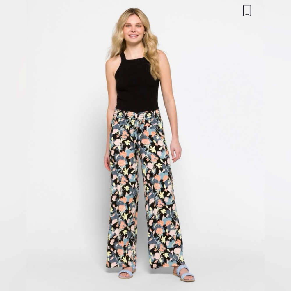 ONE5ONE Margery Printed Wide Leg Pant